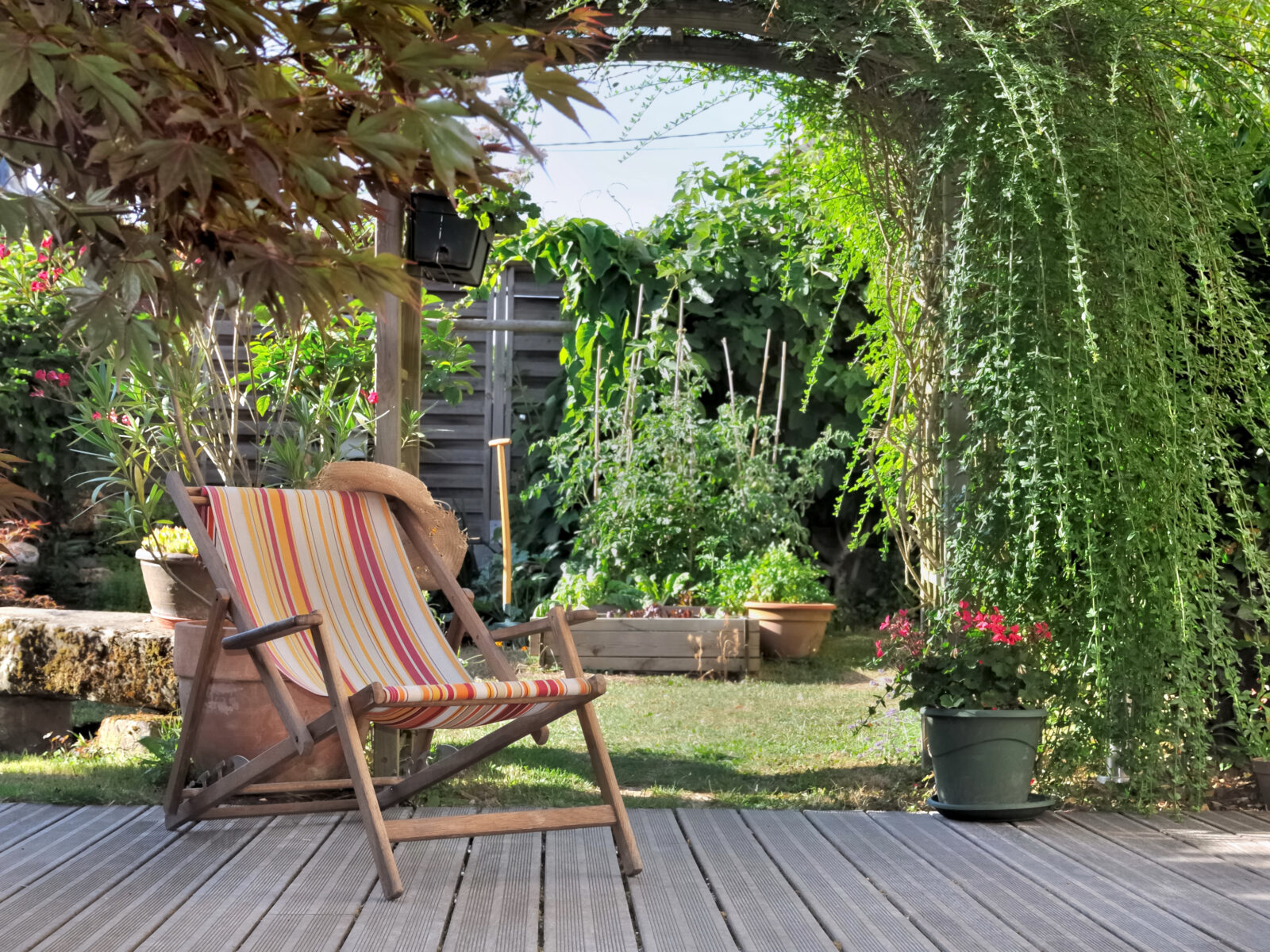 Jardin appartement Toulouse Saint Simon